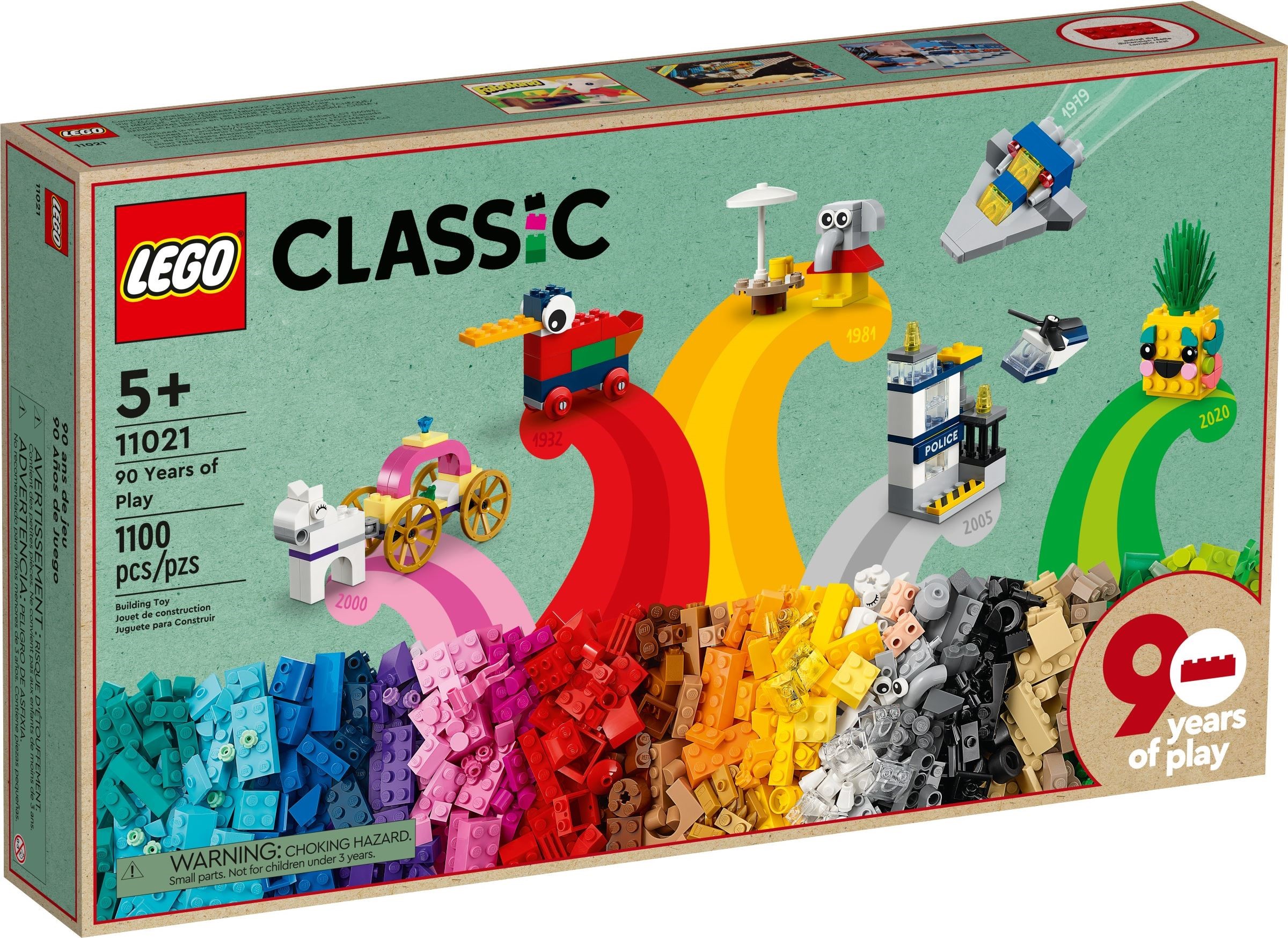 Zdjęcie galerii dla zestawu LEGO Classic 11021 90 lat zabawy