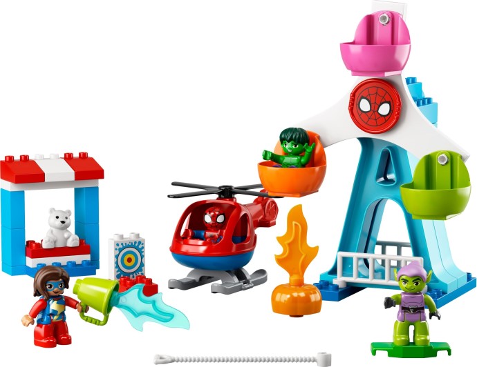 Zdjęcie galerii dla zestawu LEGO Duplo 10963 Spider-Man przyjaciele w wesołym miasteczku spidey spajdi
