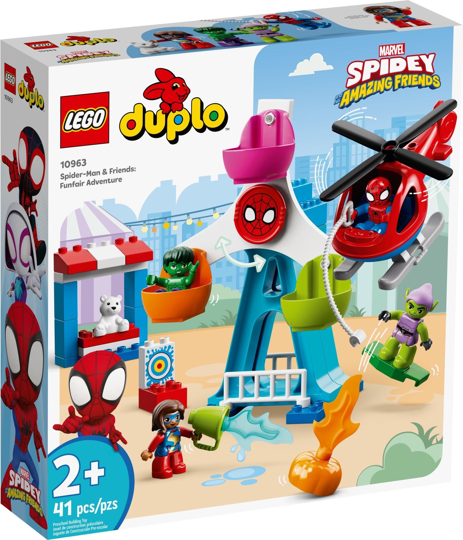 Zdjęcie galerii dla zestawu LEGO Duplo 10963 Spider-Man przyjaciele w wesołym miasteczku spidey spajdi