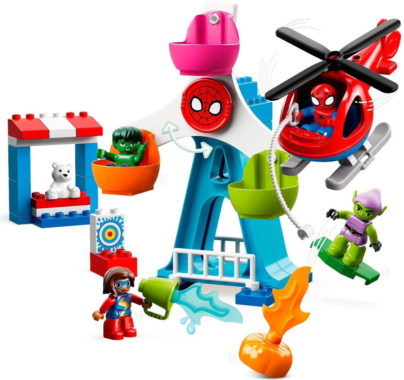 Zdjęcie galerii dla zestawu LEGO Duplo 10963 Spider-Man przyjaciele w wesołym miasteczku spidey spajdi