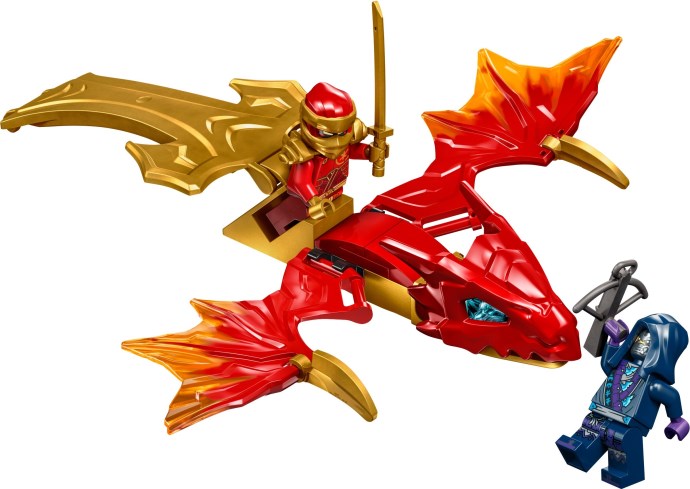 Zdjęcie galerii dla zestawu LEGO NINJAGO 71801 Atak powstającego smoka Kaia smok