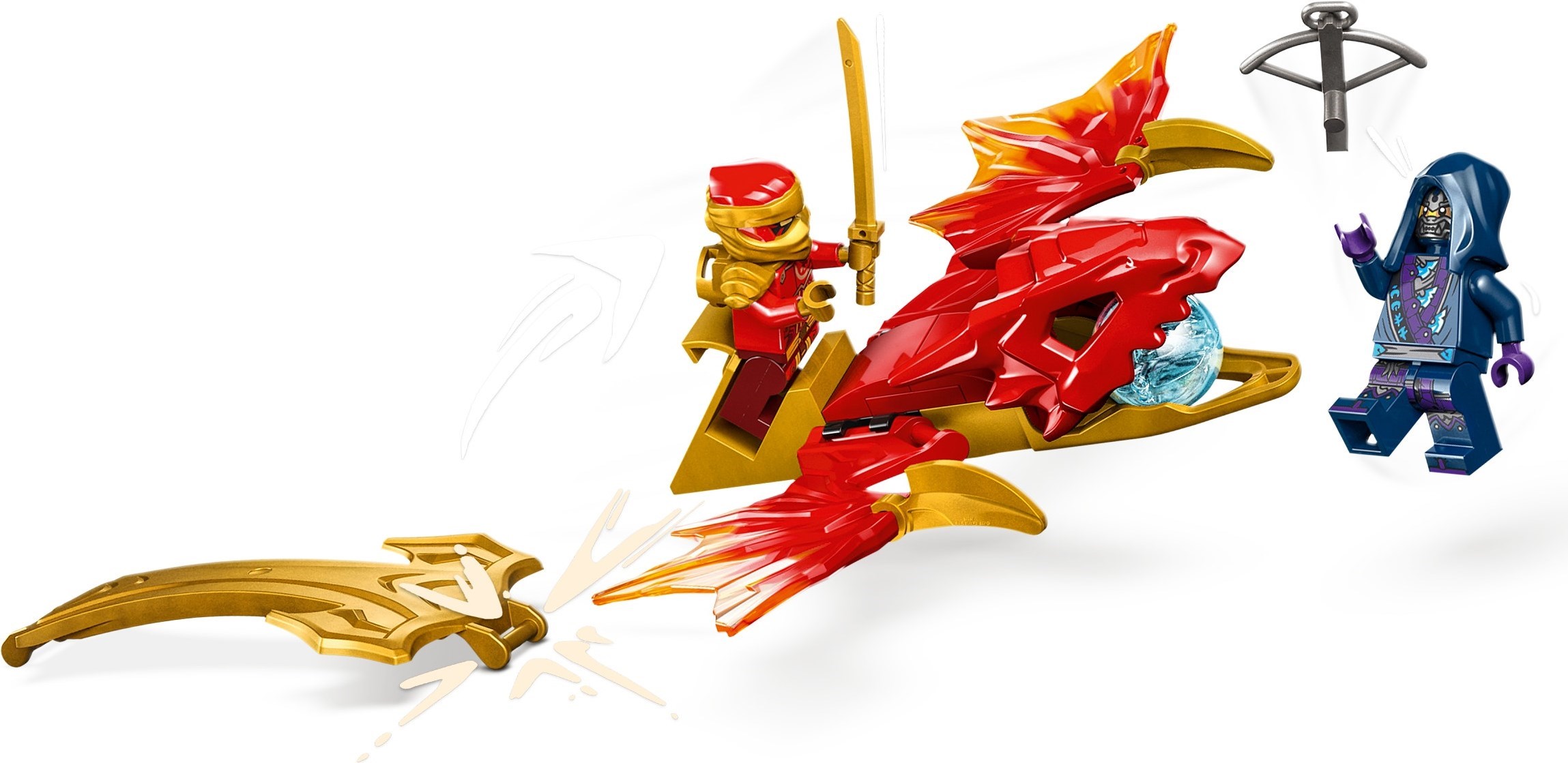 Zdjęcie galerii dla zestawu LEGO NINJAGO 71801 Atak powstającego smoka Kaia smok