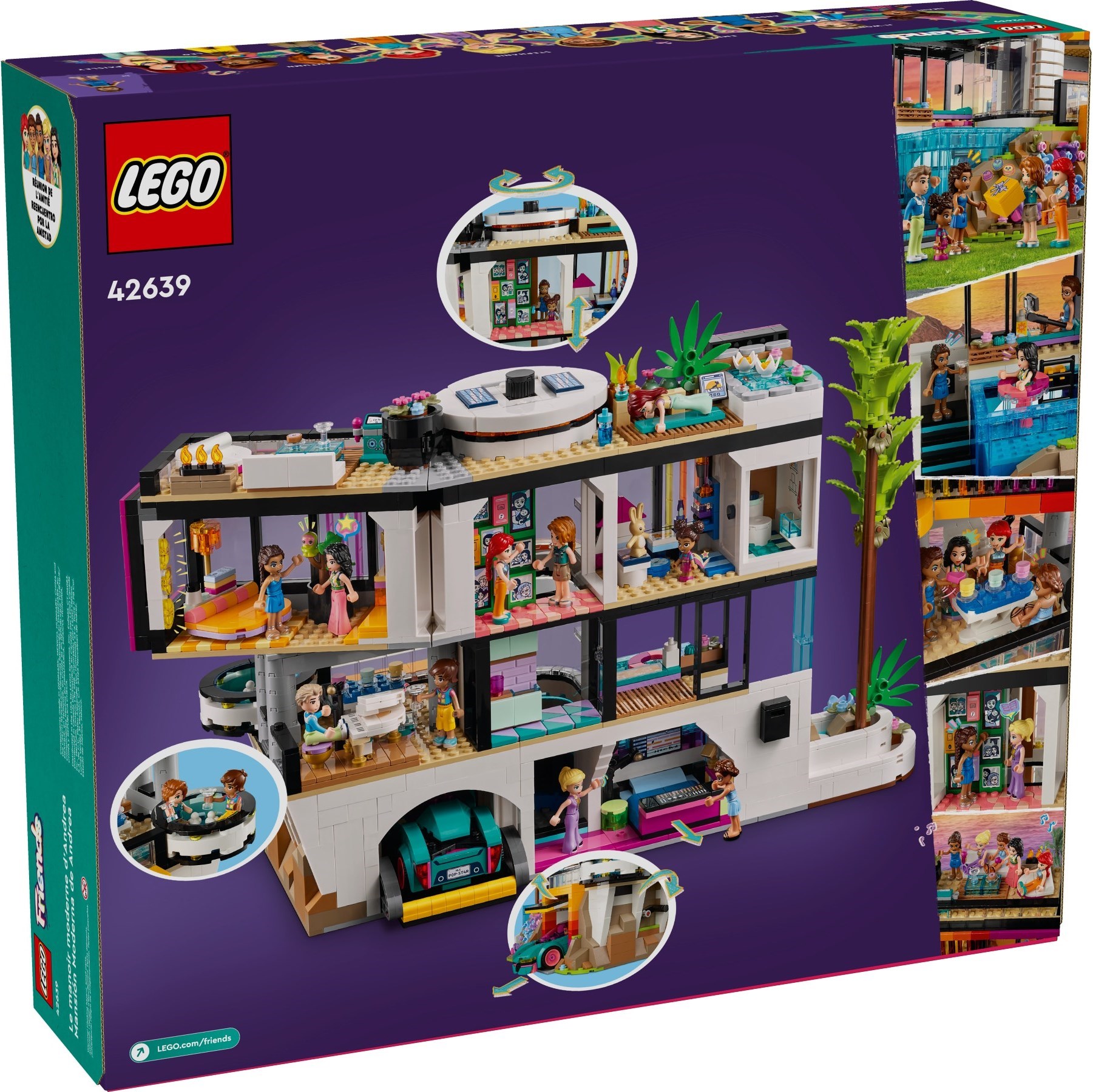 Zdjęcie galerii dla zestawu LEGO 42639 Friends Nowoczesna rezydencja Andrei Dom domek dla lalek