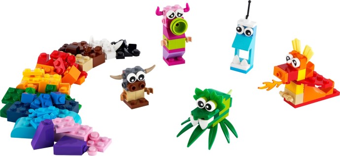 Zdjęcie galerii dla zestawu klocki LEGO Classic 11017 Kreatywne potwory