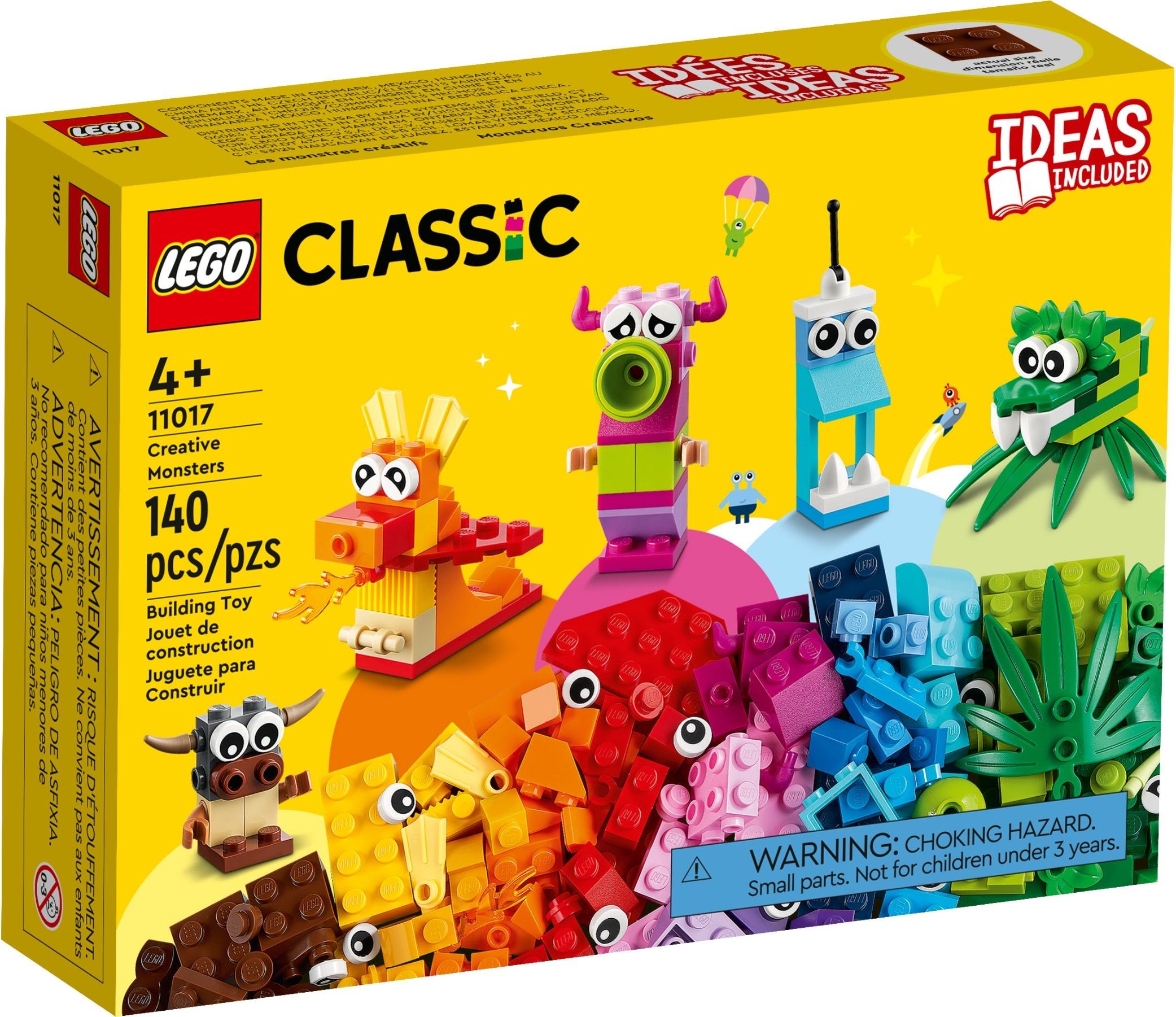 Zdjęcie galerii dla zestawu klocki LEGO Classic 11017 Kreatywne potwory
