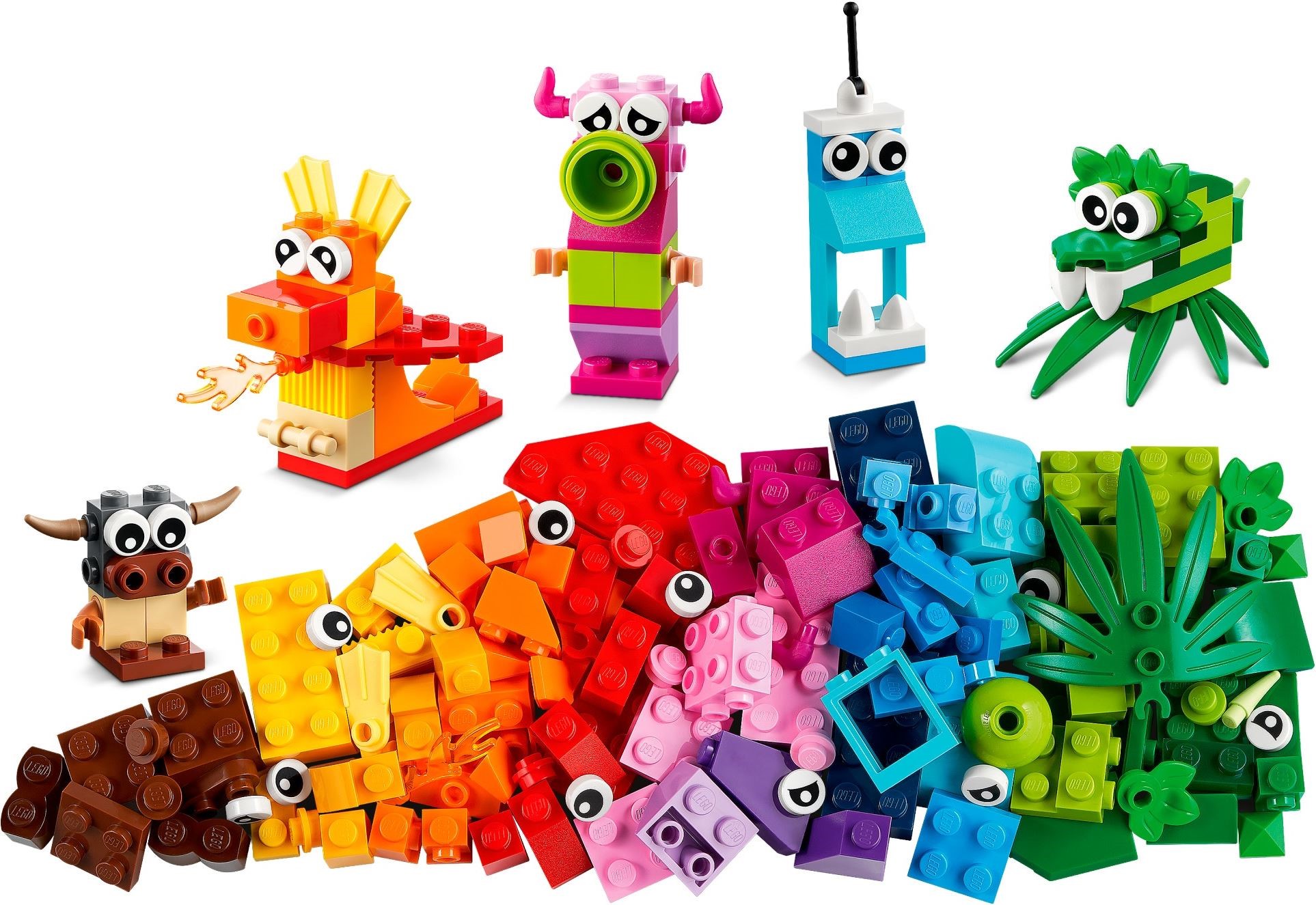 Zdjęcie galerii dla zestawu klocki LEGO Classic 11017 Kreatywne potwory