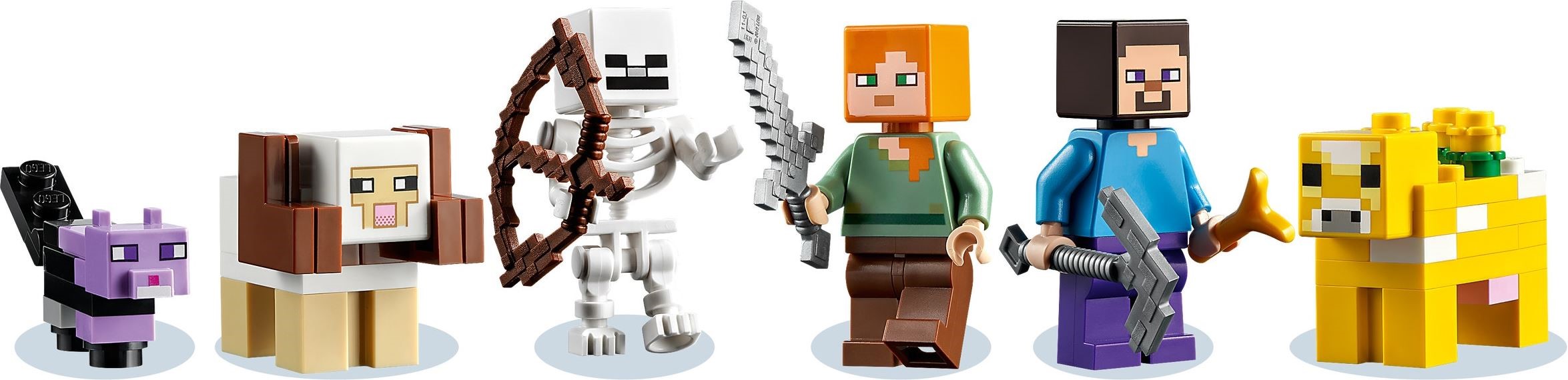 Zdjęcie galerii dla zestawu Klocki LEGO Minecraft Kopalnia kilofów 530 elementów majkraft wagon