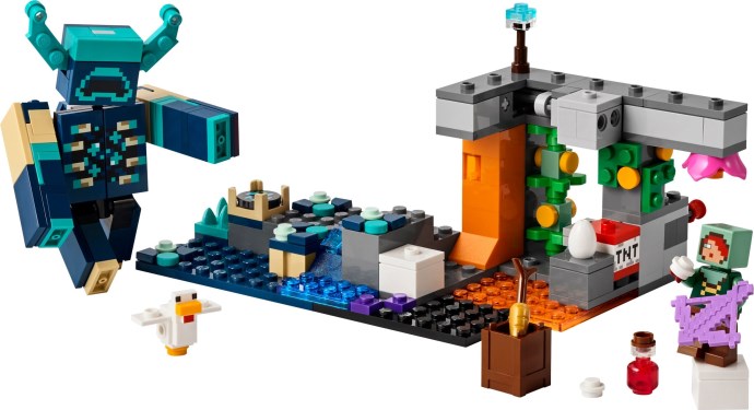 Zdjęcie galerii dla zestawu LEGO Minecraft Spotkanie ze strażnikiem_21274 majkraft warden