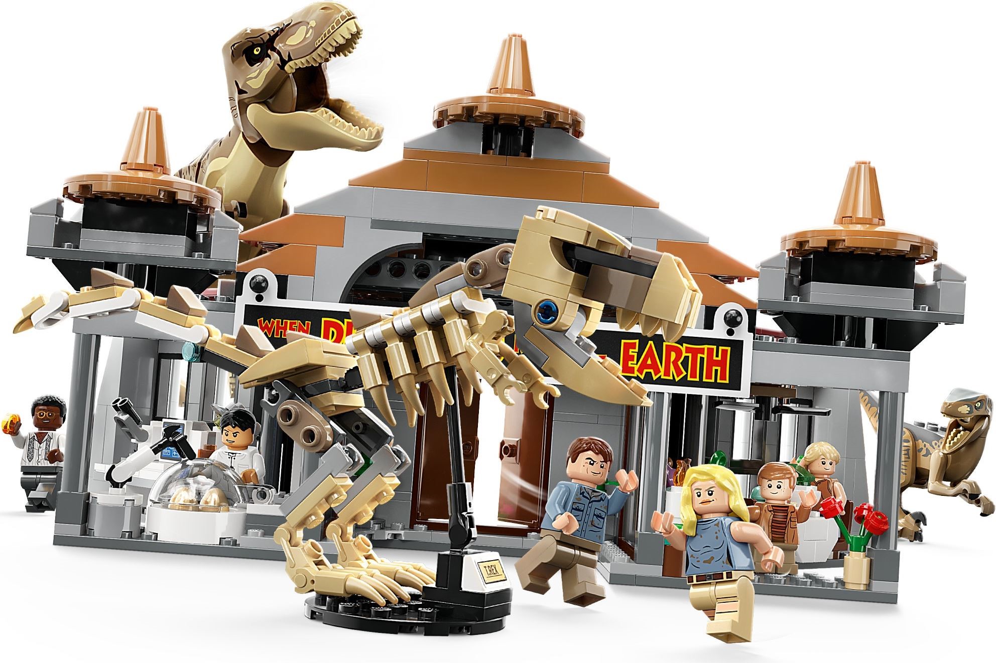 Zdjęcie galerii dla zestawu LEGO Jurassic World 76961 Centrum dla odwiedzających: atak tyranozaur
