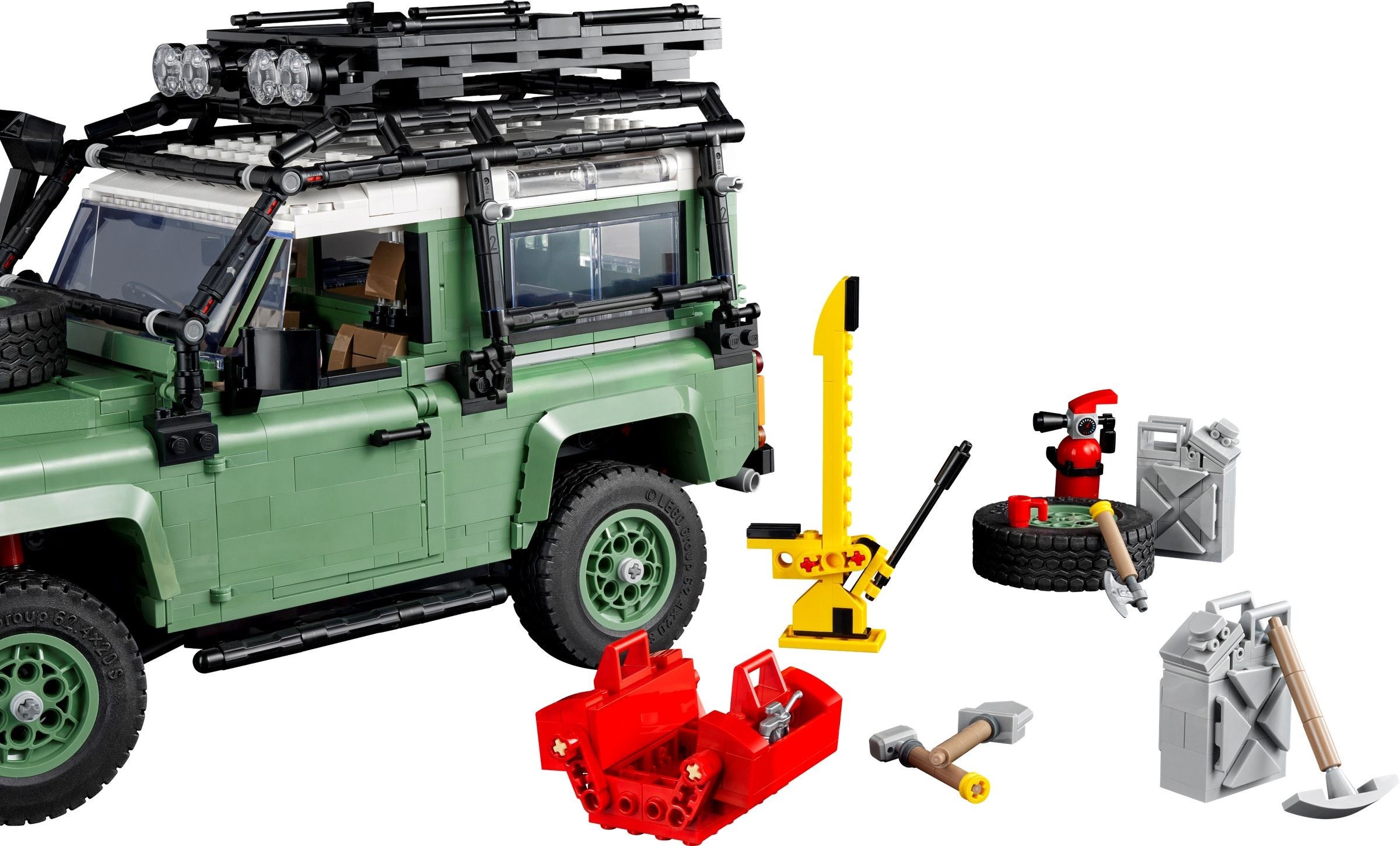 Zdjęcie galerii dla zestawu klocki LEGO Icons Land Rover Classic Defender 90 10317