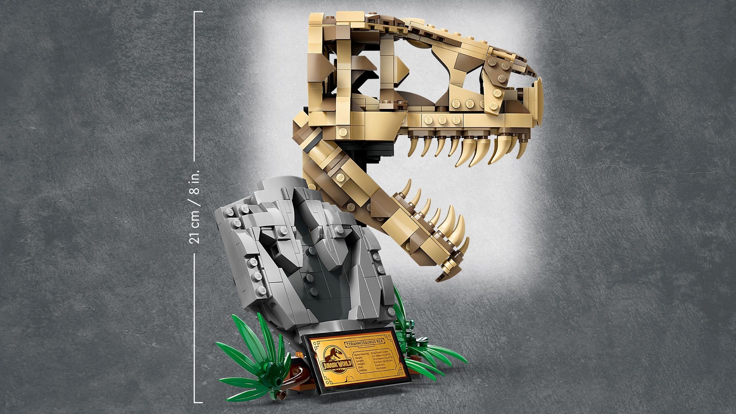 Zdjęcie galerii dla zestawu LEGO Jurassic World 76964 Skamieniałości dinozaurów: czaszka T-rexa