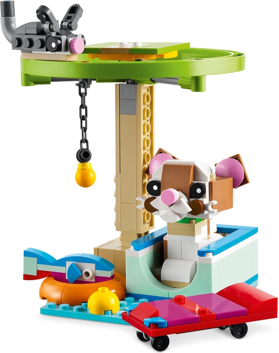 Zdjęcie galerii dla zestawu LEGO Creator Uroczy chomik z kwiatuszkiem ptaszek jeż
