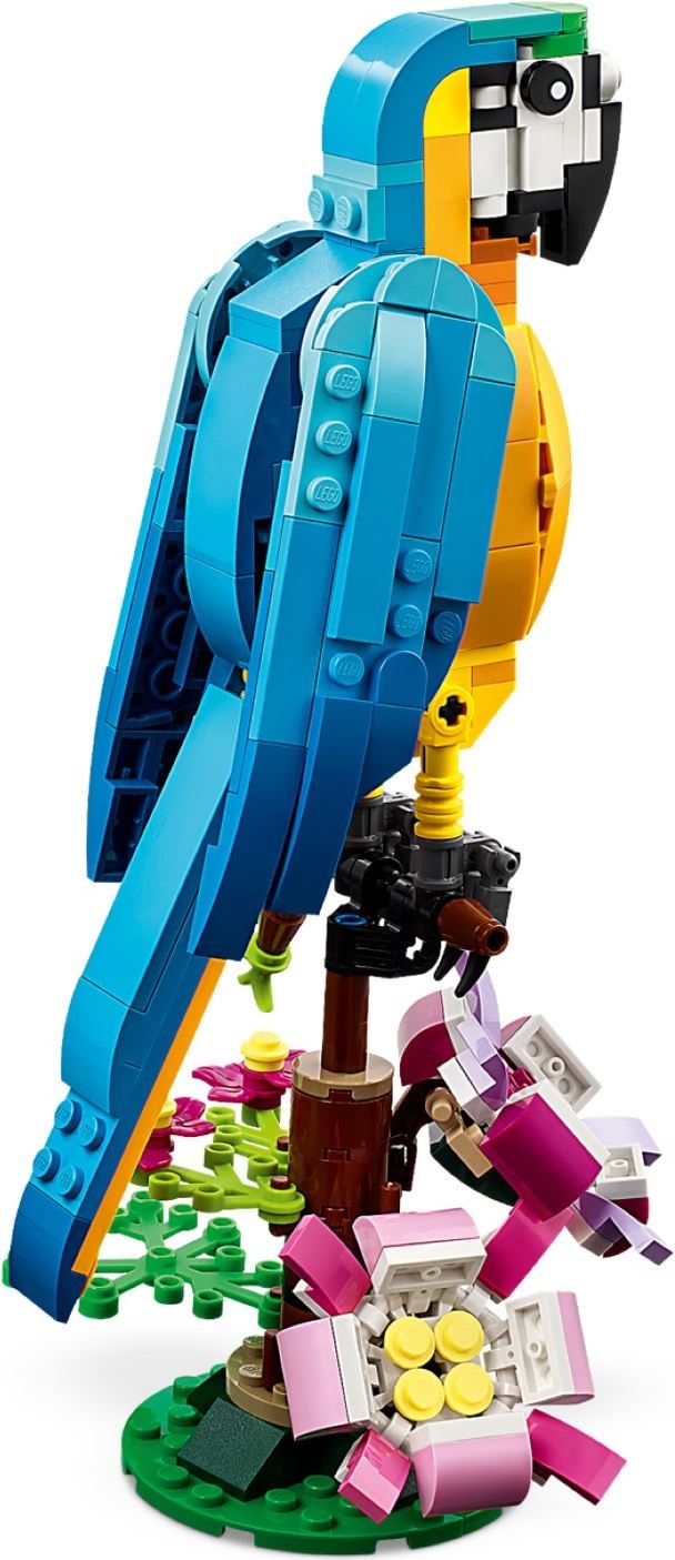 Zdjęcie galerii dla zestawu LEGO CREATOR 3W1 EGZOTYCZNA PAPUGA RYBA ŻABA