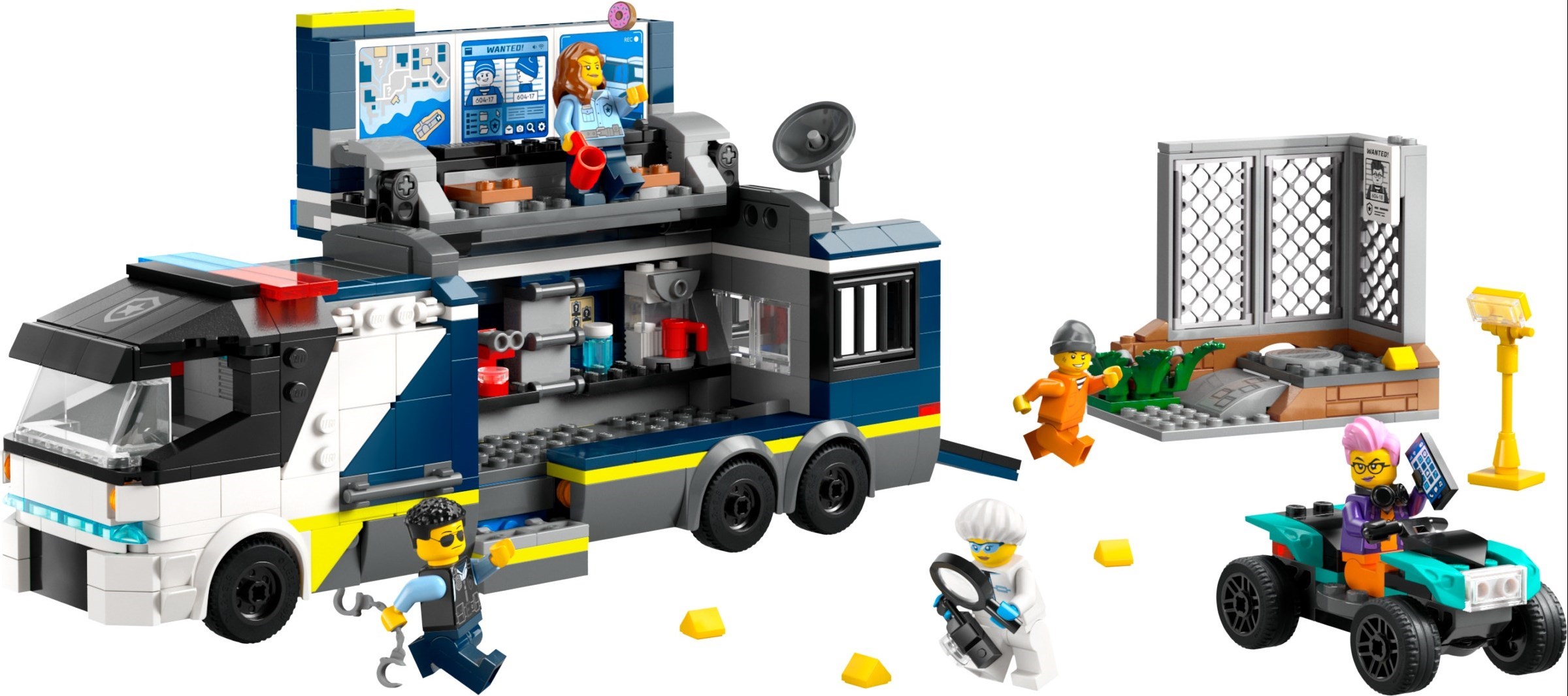 Zdjęcie galerii dla zestawu LEGO City 60418 Mobilne laboratorium kryminalistyczne policjantów policja