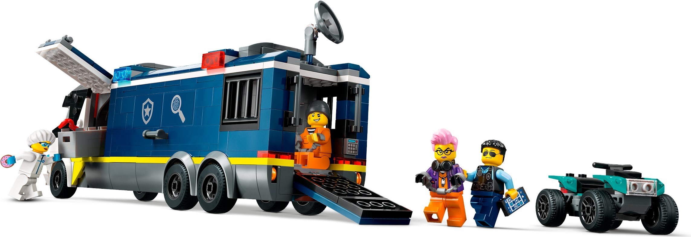Zdjęcie galerii dla zestawu LEGO City 60418 Mobilne laboratorium kryminalistyczne policjantów policja