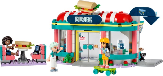 Zdjęcie galerii dla zestawu Klocki LEGO Friends bar w śródmieściu Heartlake restauracja kawiarnia