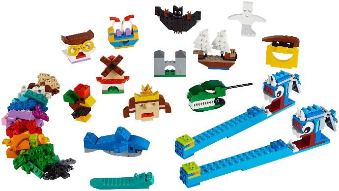 Zdjęcie galerii dla zestawu klocki LEGO Classic 11009 Klocki i światła 11009 świecące klocki
