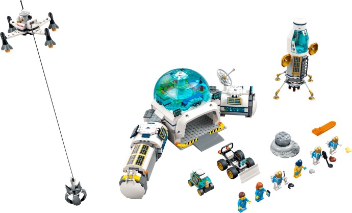 Zdjęcie galerii dla zestawu LEGO City 60350 Stacja badawcza na Księżycu kosmiczna kosmos baza nasa