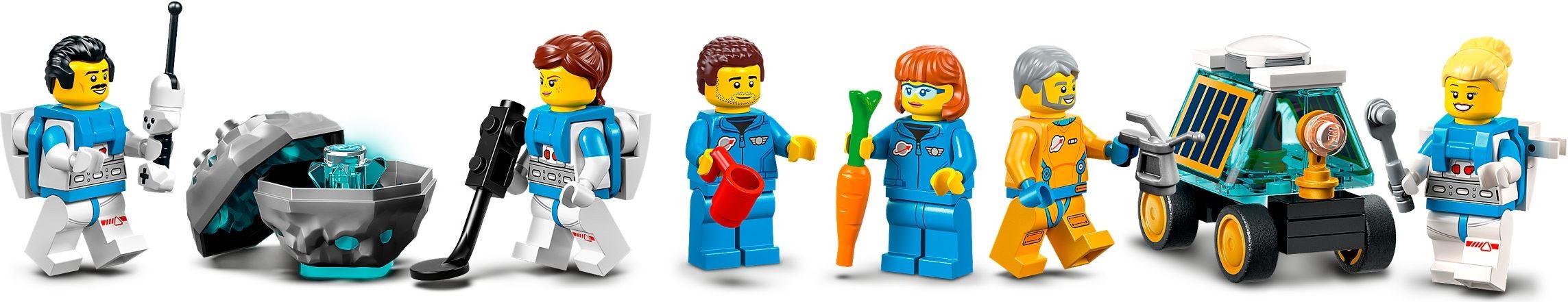 Zdjęcie galerii dla zestawu LEGO City 60350 Stacja badawcza na Księżycu kosmiczna kosmos baza nasa