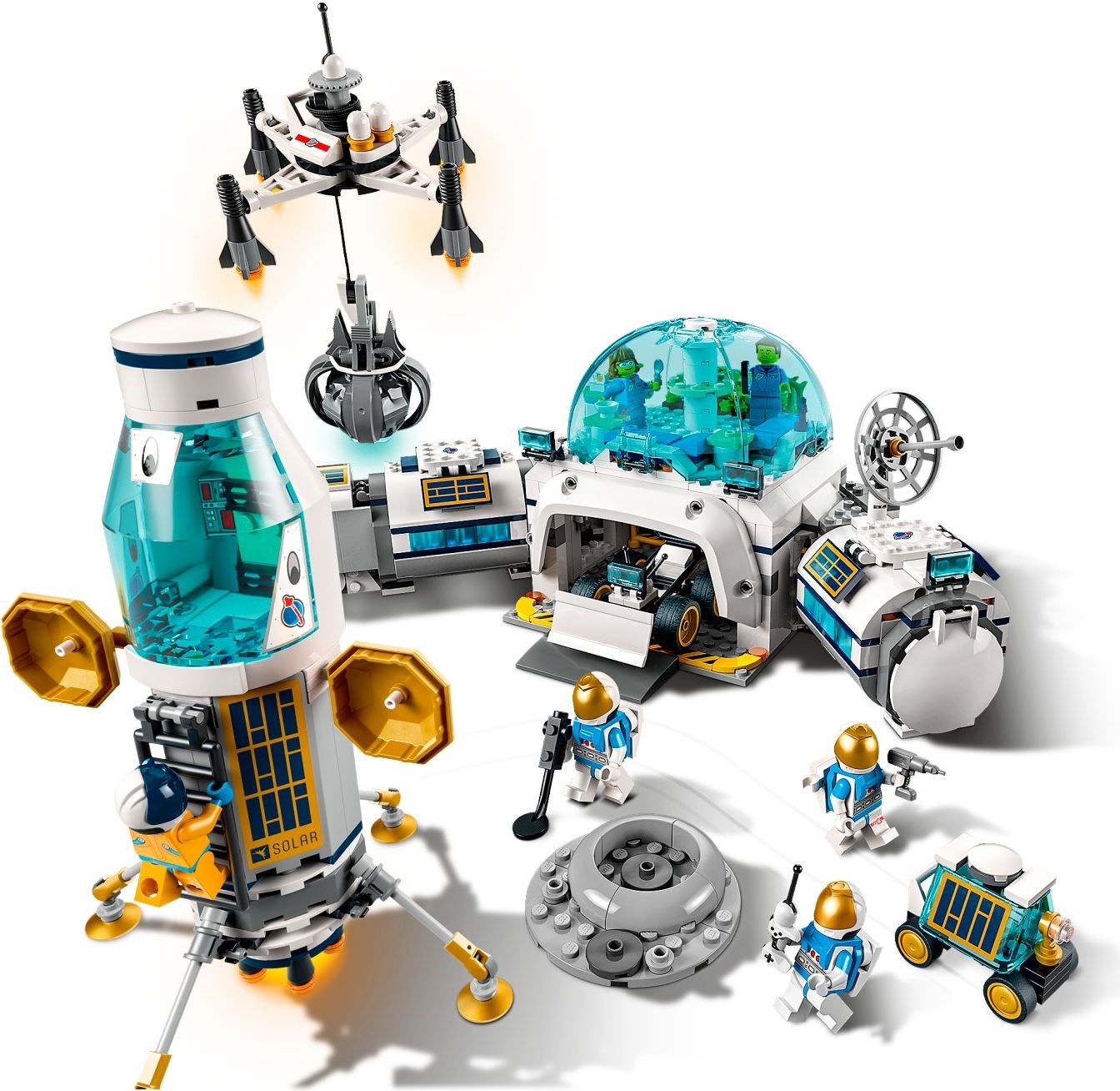 Zdjęcie galerii dla zestawu LEGO City 60350 Stacja badawcza na Księżycu kosmiczna kosmos baza nasa