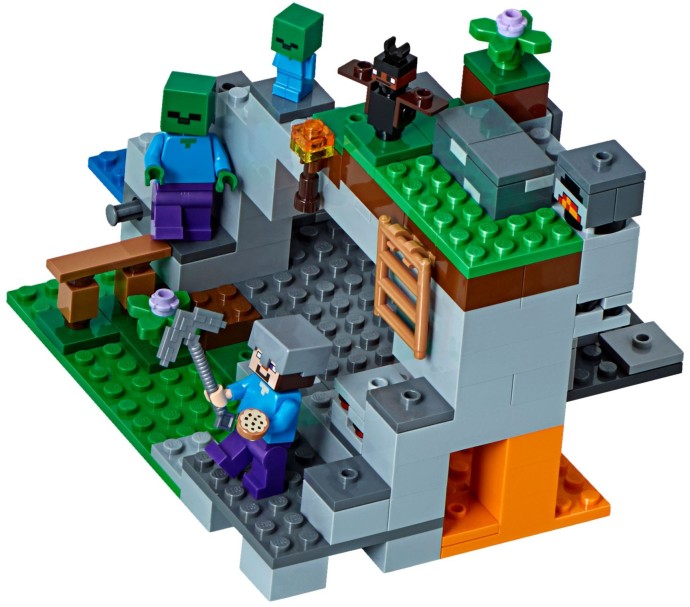 Zdjęcie galerii dla zestawu Klocki LEGO Minecraft Zombie Dungeon majkraft Loch zombie