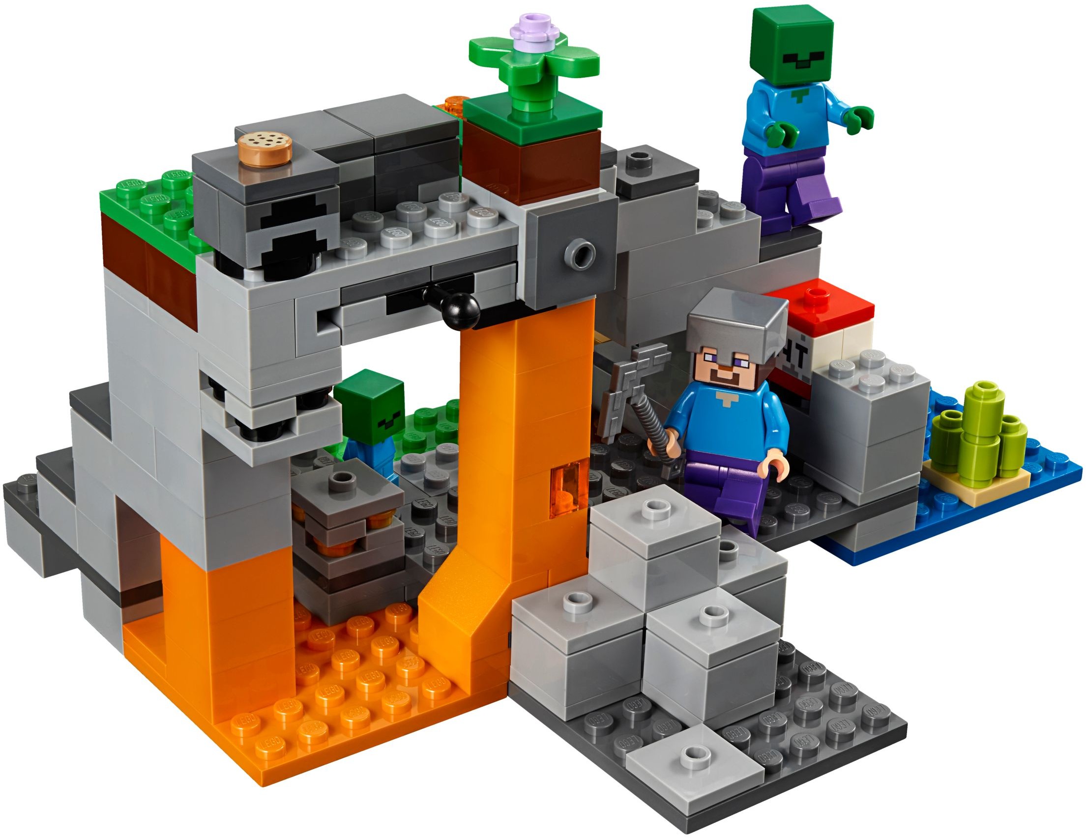 Zdjęcie galerii dla zestawu Klocki LEGO Minecraft Zombie Dungeon majkraft Loch zombie