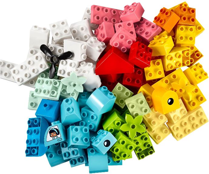 Zdjęcie galerii dla zestawu LEGO DUPLO - Pudełko z serduszkiem (10909) KLOCKI PREZENT