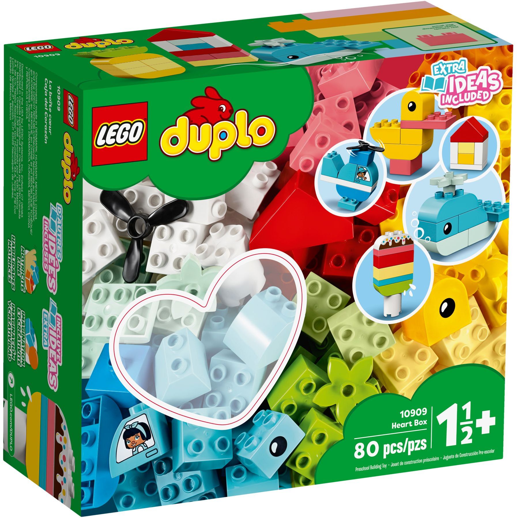 Zdjęcie galerii dla zestawu LEGO DUPLO - Pudełko z serduszkiem (10909) KLOCKI PREZENT