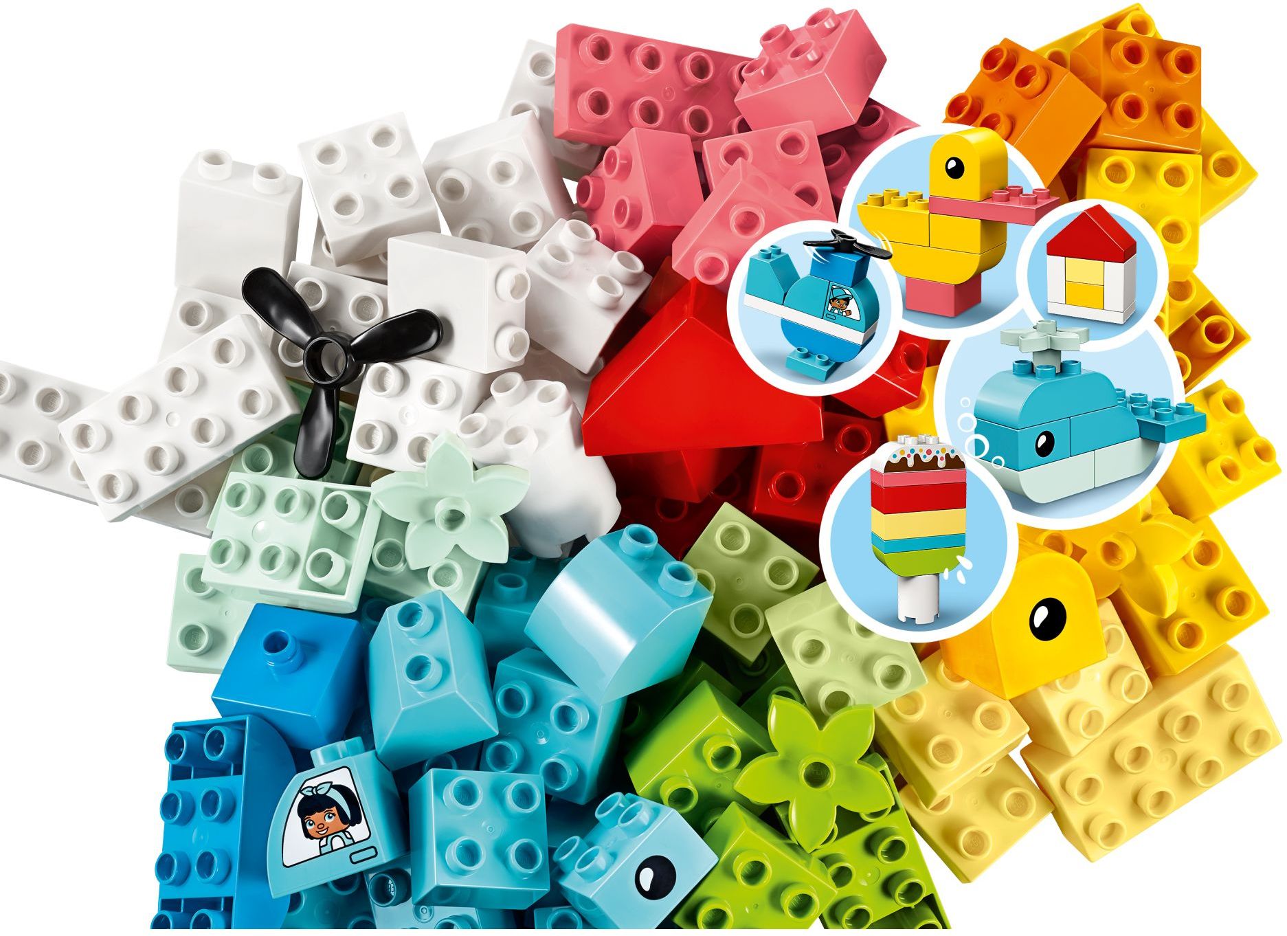 Zdjęcie galerii dla zestawu LEGO DUPLO - Pudełko z serduszkiem (10909) KLOCKI PREZENT
