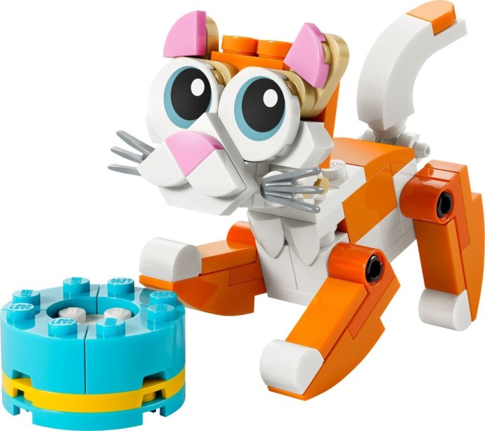 Zdjęcie galerii dla zestawu Mały zestaw klocków LEGO Creator 3w1 30714 Rudy Kot, Krokodyl, Sowa