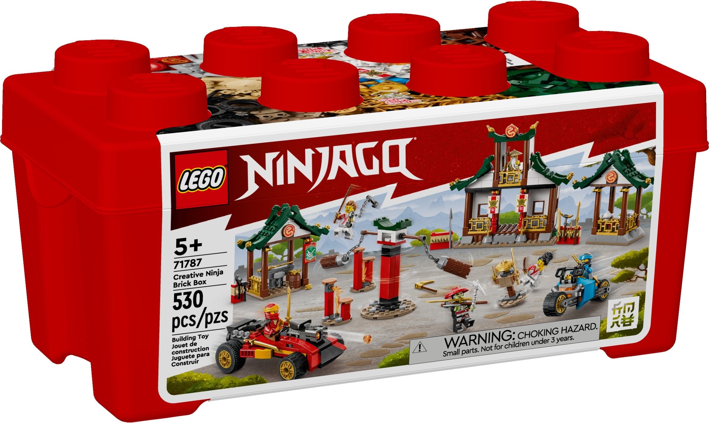 Zdjęcie galerii dla zestawu klocki LEGO Ninjago 71787 Kreatywne pudełko z klockami ninja go nindzago