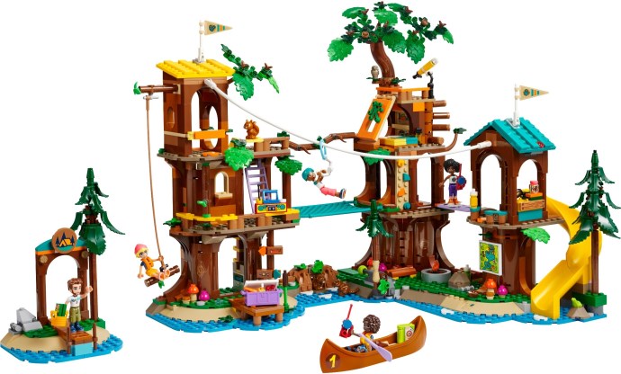 Zdjęcie galerii dla zestawu LEGO Friends 42631 Domek na drzewie na obozie kempingowym