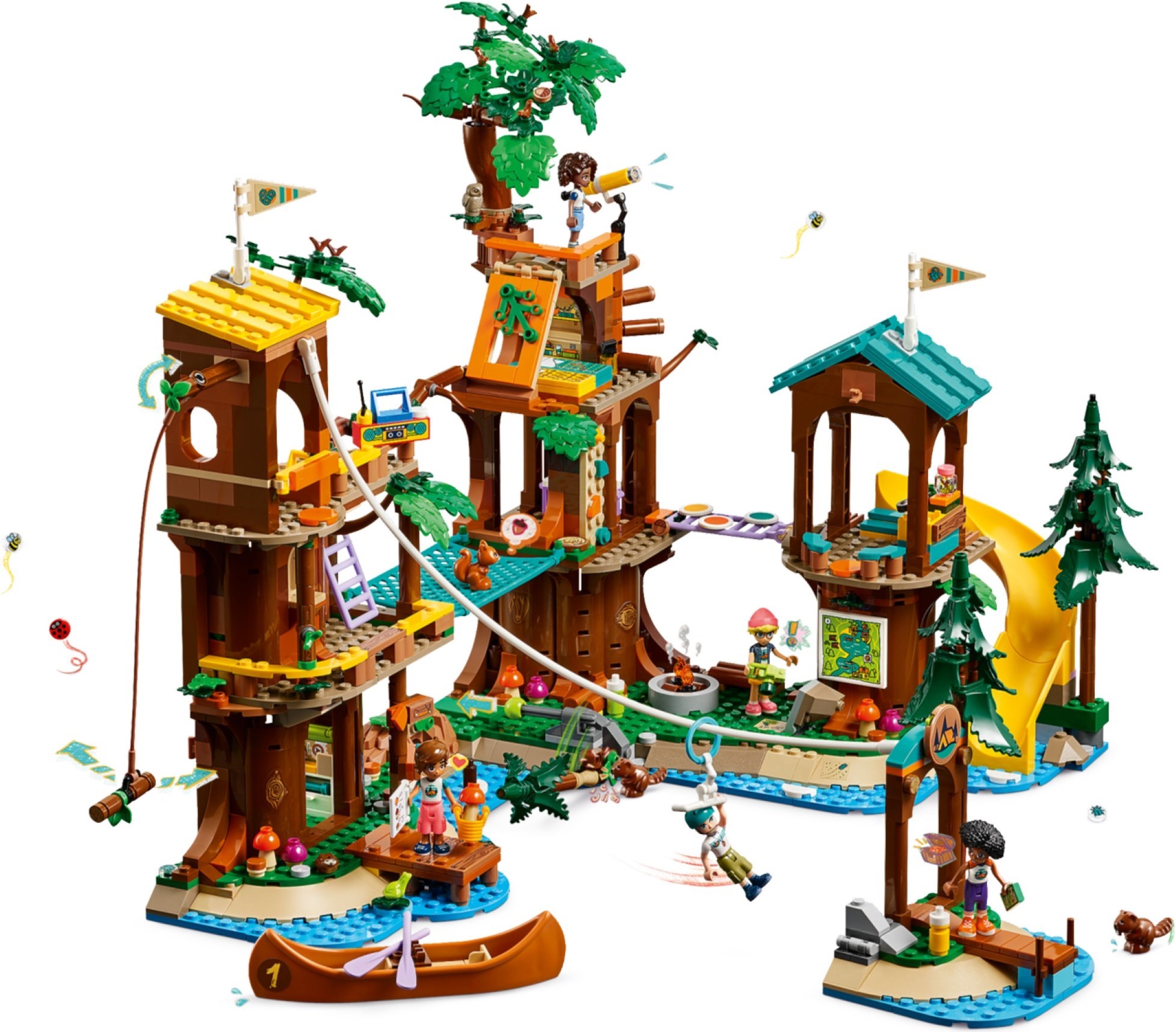 Zdjęcie galerii dla zestawu LEGO Friends 42631 Domek na drzewie na obozie kempingowym