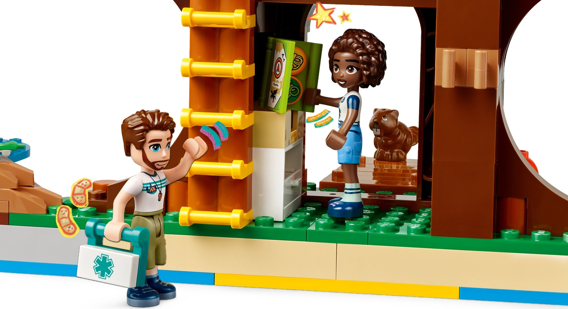 Zdjęcie galerii dla zestawu LEGO Friends 42631 Domek na drzewie na obozie kempingowym