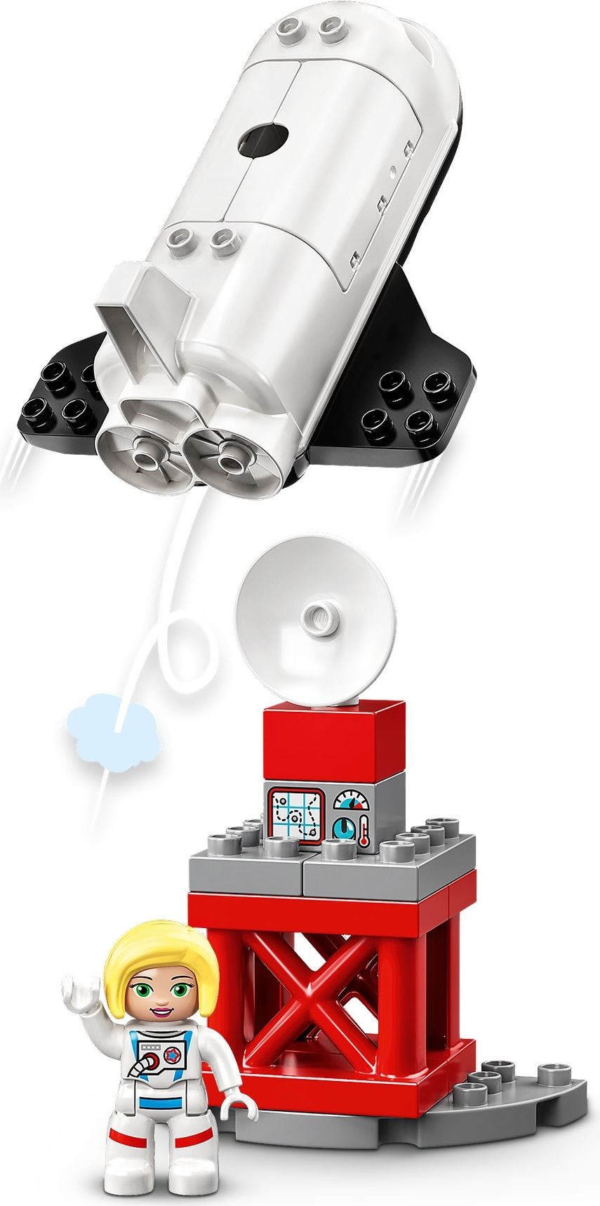 Zdjęcie galerii dla zestawu LEGO Duplo 10944 Lot promem kosmicznym kosmos rakieta