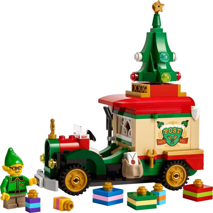 Zdjęcie galerii dla zestawu Klocki LEGO Classic 40746 Ciężarówka Świętego Mikołaja elf elfy