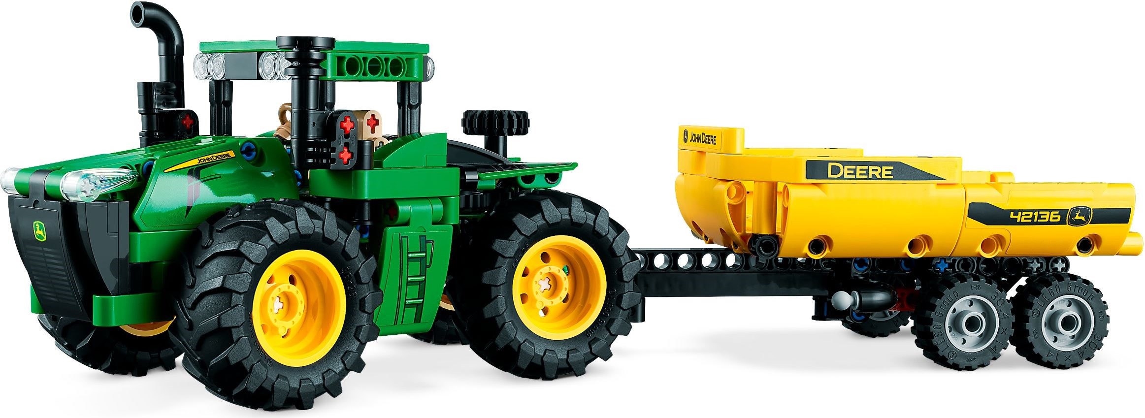 Zdjęcie galerii dla zestawu klocki LEGO Technic 42136 Traktor John Deere 9620R 4WD farmer rolnik