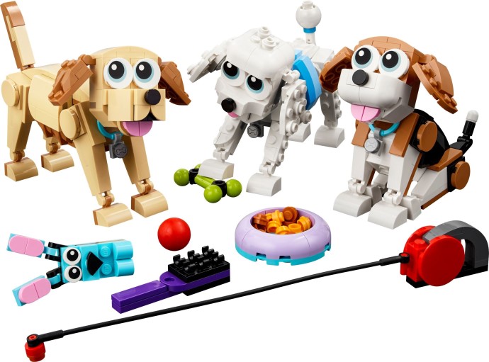 Zdjęcie galerii dla zestawu LEGO Creator 3 w 1 31137 Urocze psiaki