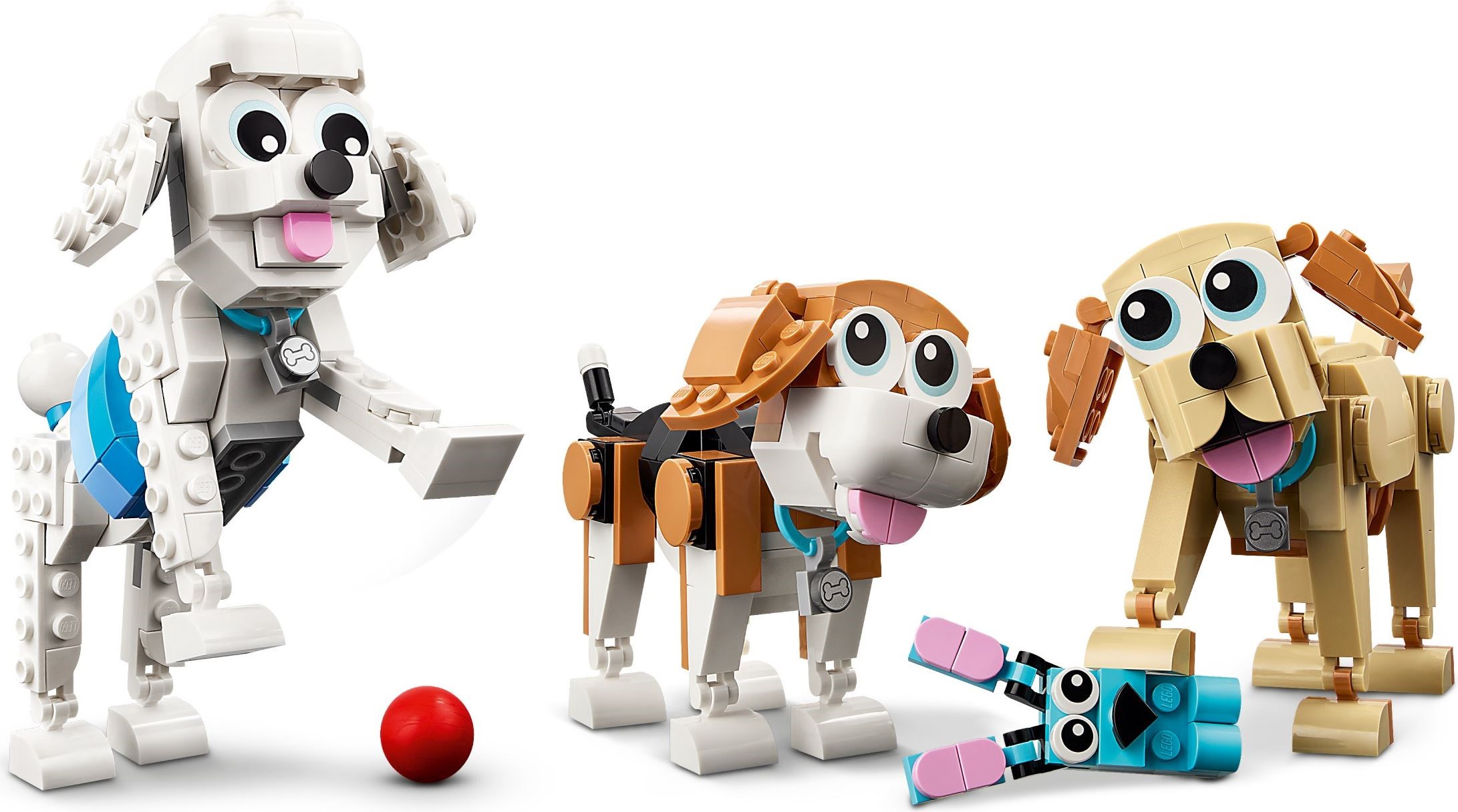 Zdjęcie galerii dla zestawu LEGO Creator 3 w 1 31137 Urocze psiaki
