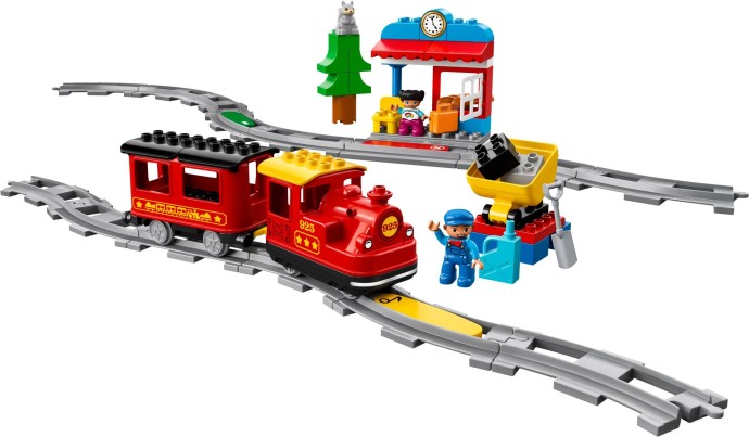 Zdjęcie galerii dla zestawu LEGO Duplo 10874 Pociąg parowy kolejka ciuchcia