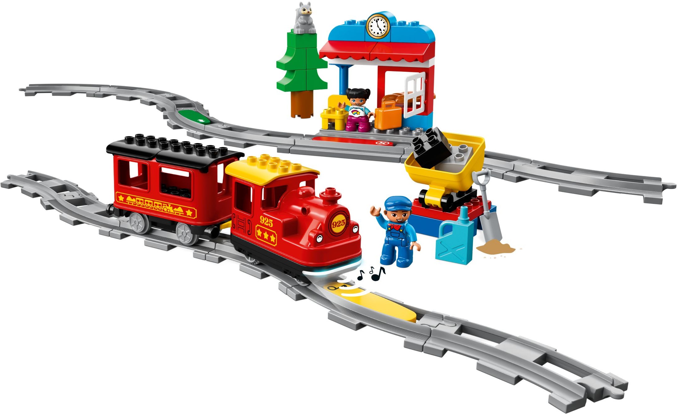 Zdjęcie galerii dla zestawu LEGO Duplo 10874 Pociąg parowy kolejka ciuchcia