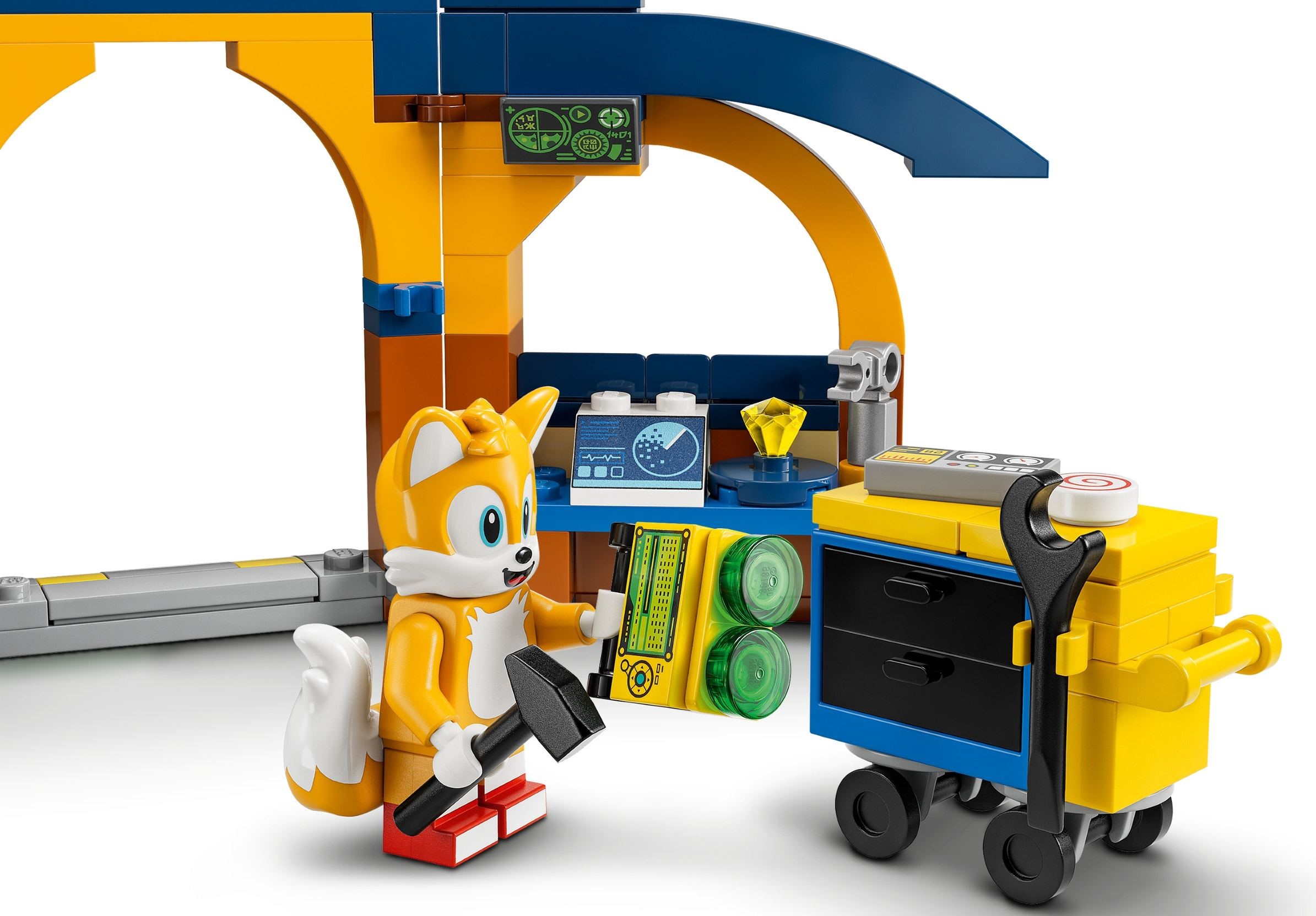 Zdjęcie galerii dla zestawu LEGO Sonic the Hedgehog 76991 Warsztat Tailsa i samolot Tornado