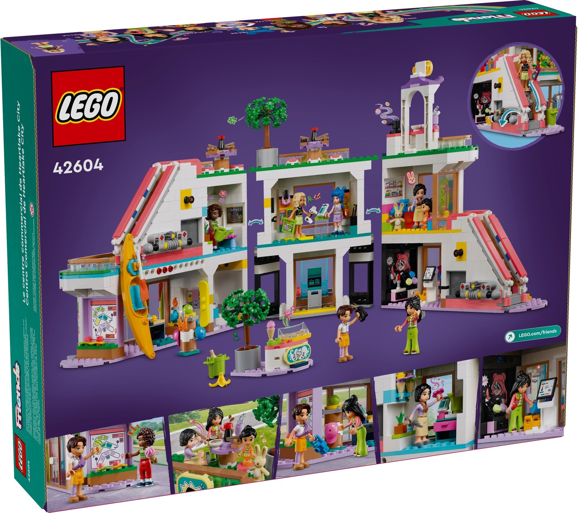 Zdjęcie galerii dla zestawu LEGO Friends Centrum handlowe w Heartlake City 42604 market sklep