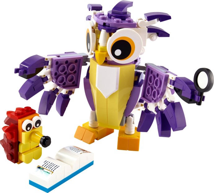 Zdjęcie galerii dla zestawu Klocki LEGO Creator 3 w 1 Fantastyczne leśne stworzenia 31125 OPIS