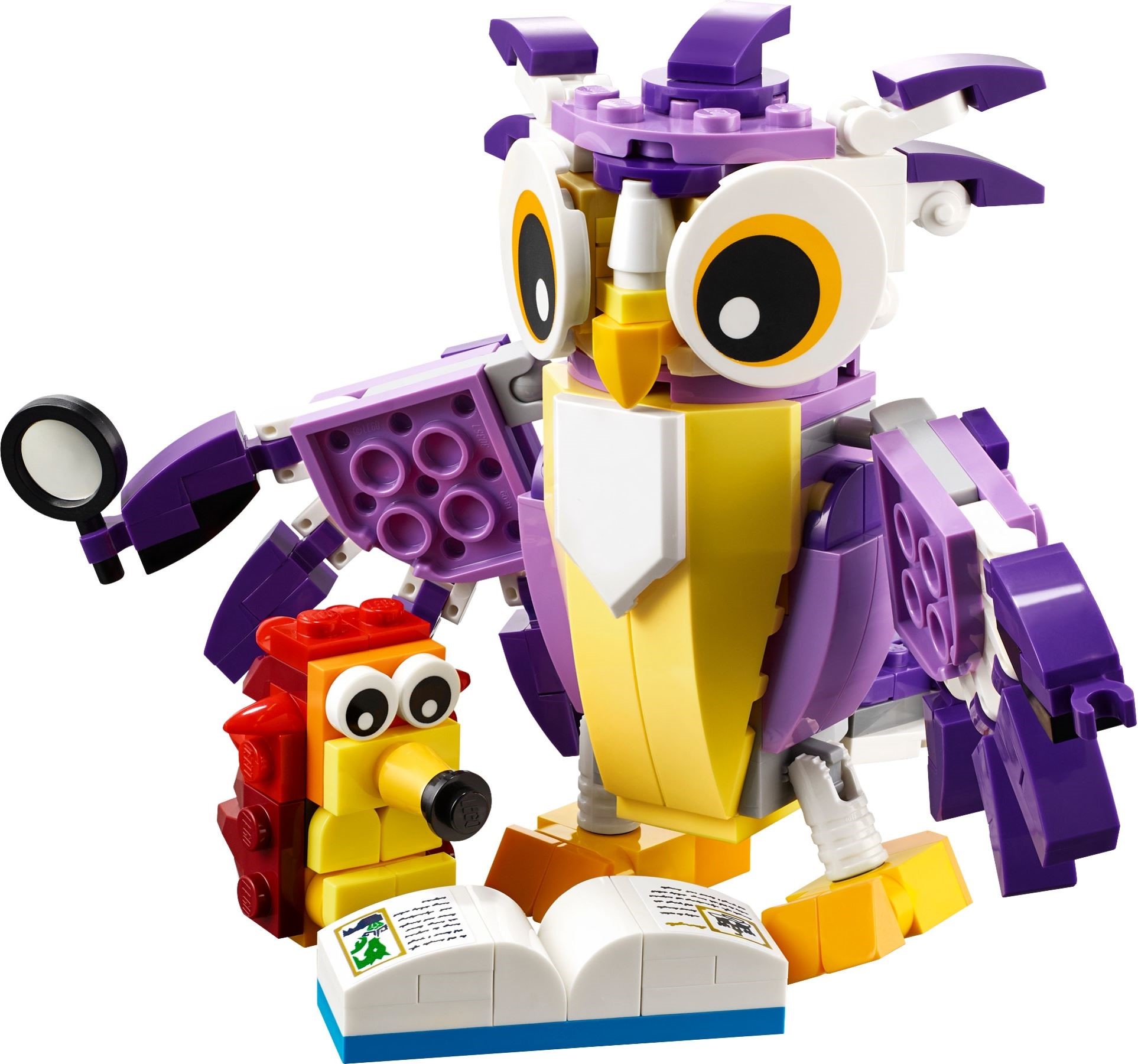 Zdjęcie galerii dla zestawu Klocki LEGO Creator 3 w 1 Fantastyczne leśne stworzenia 31125 OPIS