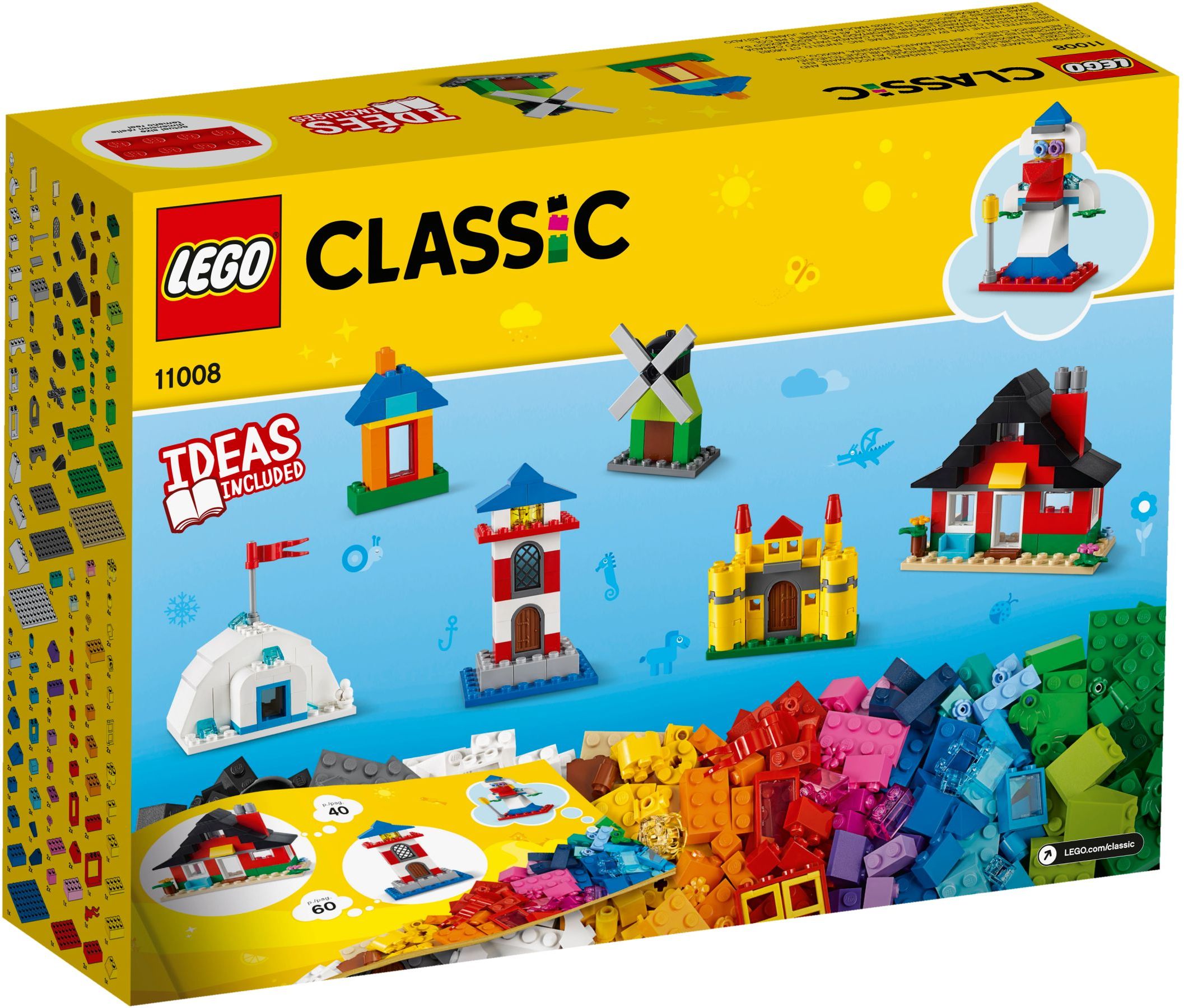 Zdjęcie galerii dla zestawu LEGO Classic 11008 Klocki i domki dachy okna