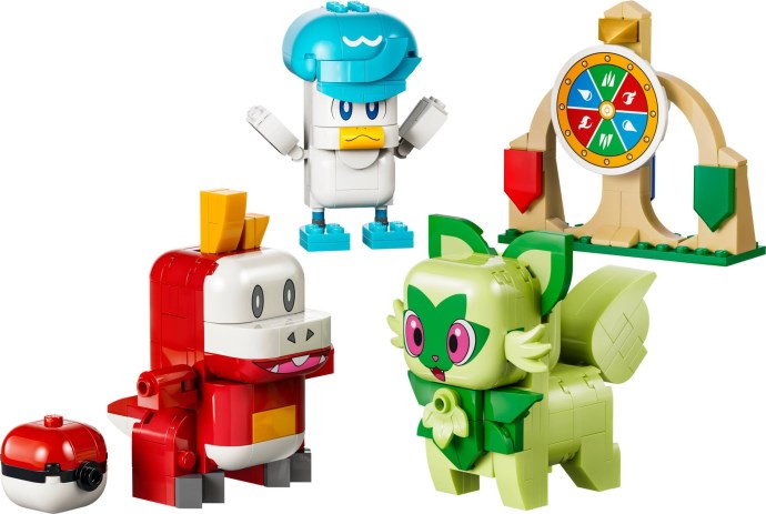 Zdjęcie galerii dla zestawu Klocki LEGO 72158 Pokemon SMART Play: Sprigatito, Fuecoco i Quaxly - bitwa