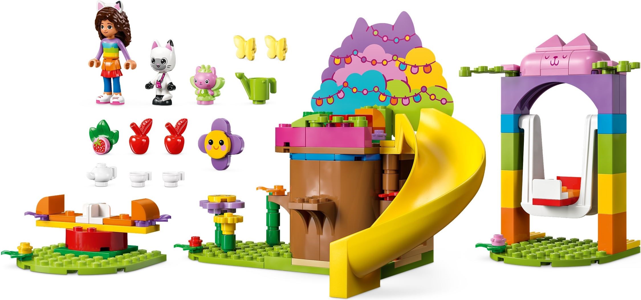 Zdjęcie galerii dla zestawu klocki LEGO Koci domek Gabi 10787 Wróżkowe przyjęcie w ogrodzie