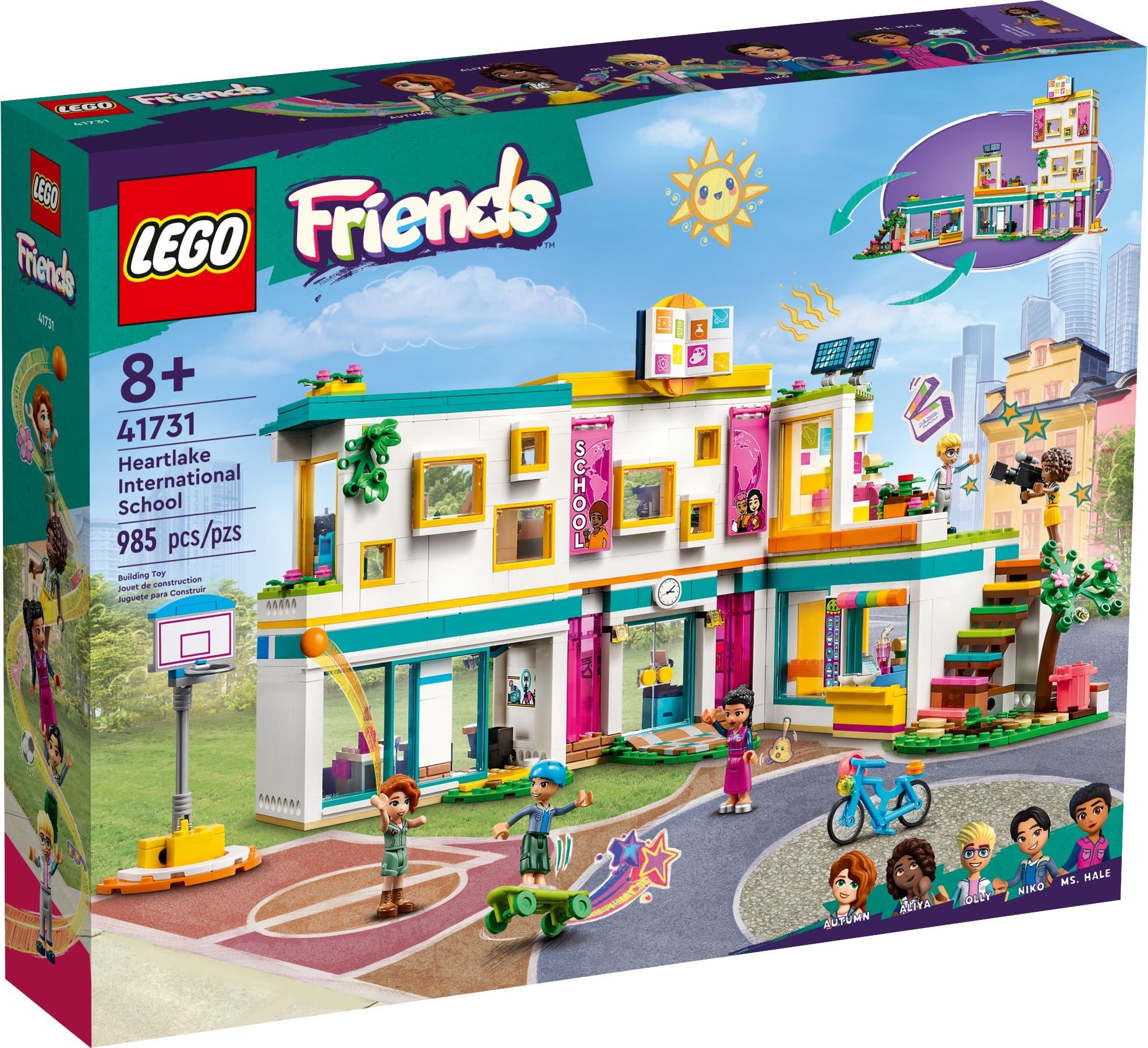 Zdjęcie galerii dla zestawu klocki LEGO Friends 41731 Międzynarodowa szkoła w Heartlake