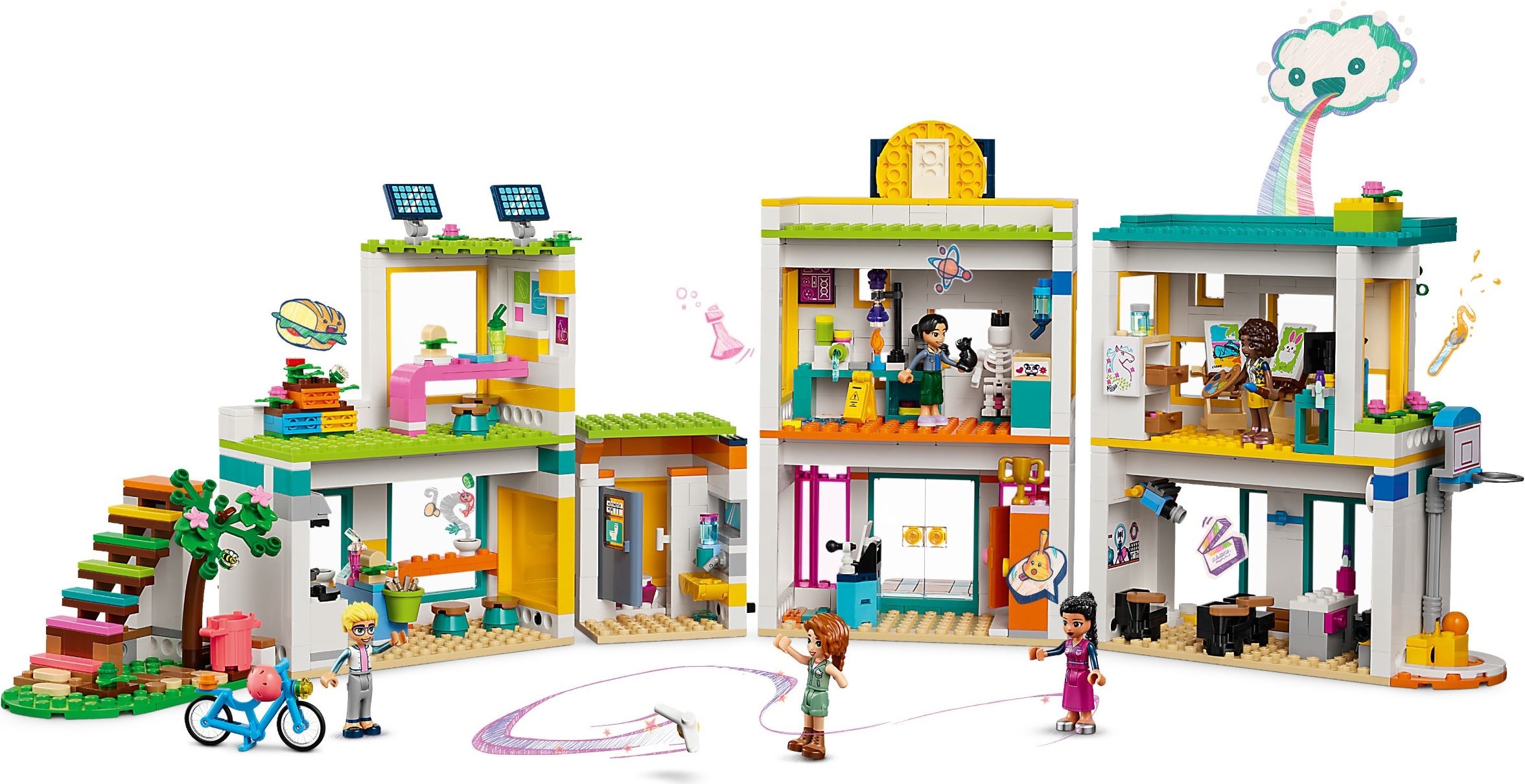 Zdjęcie galerii dla zestawu klocki LEGO Friends 41731 Międzynarodowa szkoła w Heartlake